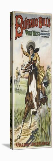 Buffalo Bills and congress of wild west rough riders of the world, amazones américaines-null-Premier Image Canvas