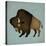 Buffalo Bison I-Ryan Fowler-Stretched Canvas