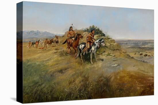 Buffalo Hunt, 1891-Charles Marion Russell-Premier Image Canvas