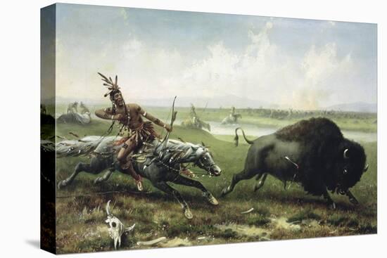 Buffalo Hunt-Frederick Walker-Premier Image Canvas