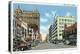 Buffalo, New York, View Down Main Street-Lantern Press-Stretched Canvas