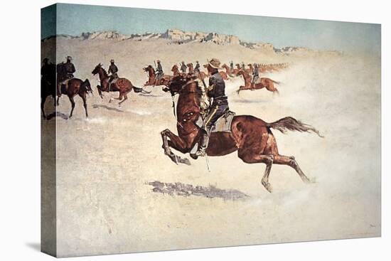 Buffalo Soldiers in Pursuit-Frederic Sackrider Remington-Premier Image Canvas