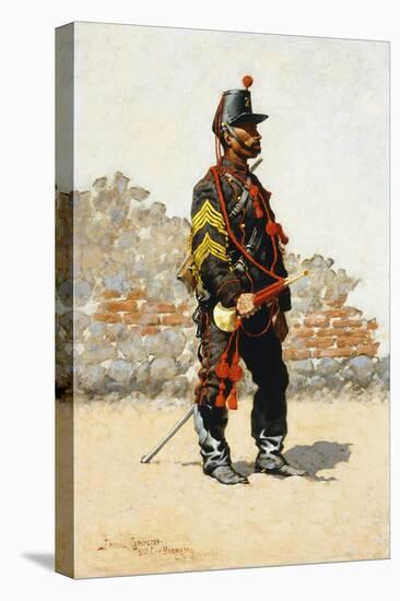 Bugler of the Cavalry-Frederic Sackrider Remington-Premier Image Canvas