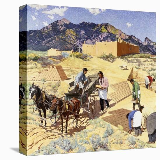 Builders in the Desert-Walter Ufer-Premier Image Canvas