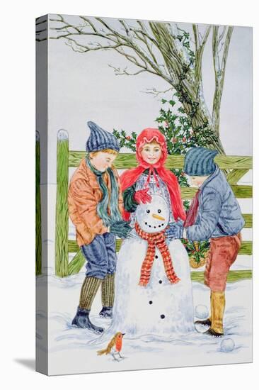 Building a Snowman-Catherine Bradbury-Premier Image Canvas