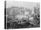 Building of Avenue de L'Opera, Building Site of the Mound of Moulins Near Passage Moliere-Charles Marville-Premier Image Canvas