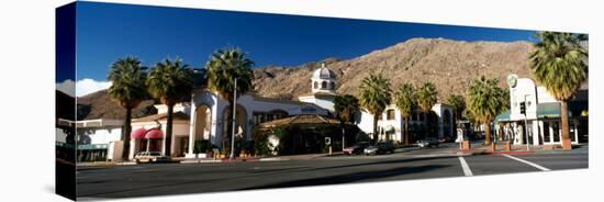 Buildings at the Roadside, Palm Springs, Riverside County, California, USA-null-Premier Image Canvas