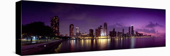 Buildings at the Waterfront, Hancock Building, Lake Michigan, Chicago, Cook County, Illinois, USA-null-Premier Image Canvas