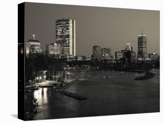 Buildings at the Waterfront, John Hancock Tower, Back Bay, Charles River, Boston, Massachusetts-null-Premier Image Canvas