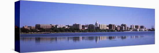 Buildings at the Waterfront, Lake Monona, Madison, Dane County, Wisconsin, USA-null-Premier Image Canvas