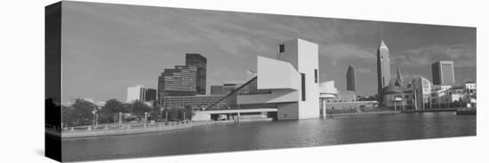 Buildings at the Waterfront, Rock and Roll Hall of Fame, Cleveland, Ohio, USA-null-Premier Image Canvas