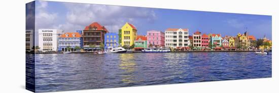 Buildings at the Waterfront, Willemstad, Curacao, Netherlands Antilles-null-Premier Image Canvas