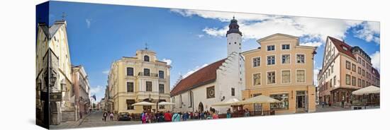 Buildings in a City, Tallinn, Estonia-null-Stretched Canvas