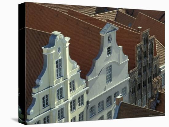 Buildings, Roofs and Facades, Lubeck, Germany-Michele Molinari-Premier Image Canvas