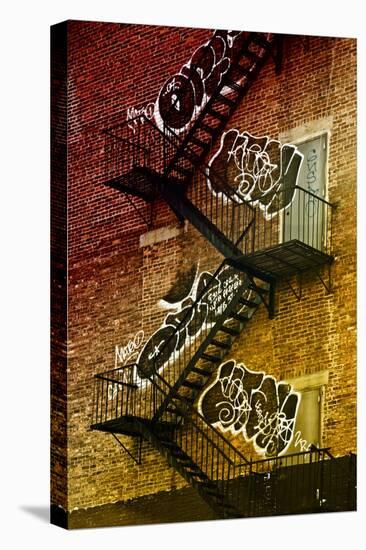 Buildings - Stairs - Emergency - New York City - United States-Philippe Hugonnard-Premier Image Canvas
