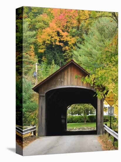 Built in 1837, Coombs Covered Bridge, Ashuelot River in Winchester, New Hampshire, USA-Jerry & Marcy Monkman-Premier Image Canvas