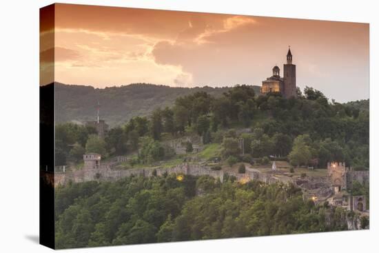 Bulgaria, Veliko Tarnovo, Asenova, Tsarevets Fortress, Dawn-Walter Bibikow-Premier Image Canvas