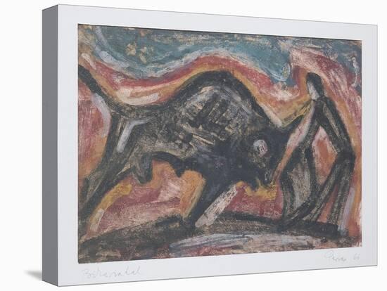 Bull Fight, 1966-Emil Parrag-Premier Image Canvas