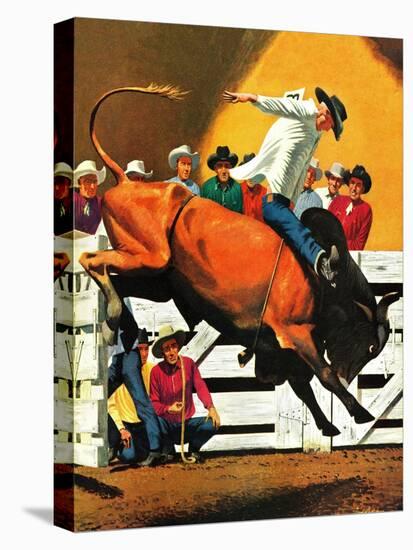 "Bull Riding," July 21, 1945-Fred Ludekens-Premier Image Canvas