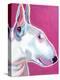 Bull Terrier - Bubble Gum-Dawgart-Premier Image Canvas