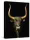 Bull with Horns of Gilded Wood, Black Steatite Rhyton (1700-1400 BCE), Minoan-null-Premier Image Canvas
