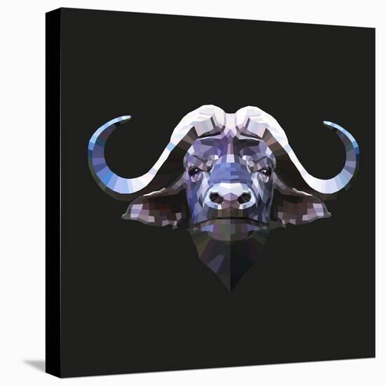 Bull-Lora Kroll-Stretched Canvas