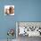 Bulldog and Cat at Food Dish Together-Willee Cole-Premier Image Canvas displayed on a wall