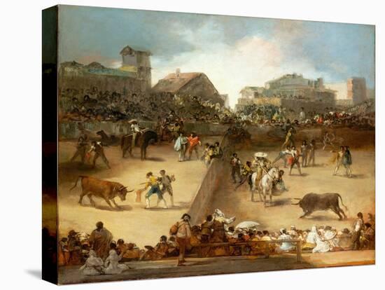 Bullfight in a Divided Ring-Francisco de Goya-Premier Image Canvas