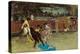 Bullfight. Wounded Picador-Marià Fortuny-Premier Image Canvas