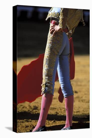 Bullfighter Goads a Bull-null-Premier Image Canvas