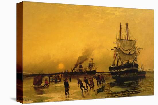 Bump Into, 1876-Fritz Thaulow-Premier Image Canvas