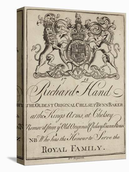 Bun Baker, Richard Hand, Trade Card-William Hogarth-Premier Image Canvas