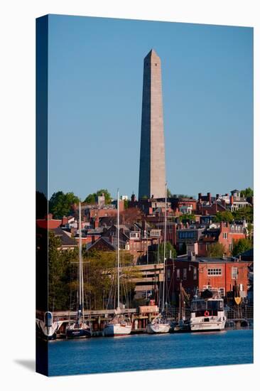 Bunker Hill Memorial from harbor, commemorating Battle of Bunker Hill, American Revolution, Free...-null-Premier Image Canvas