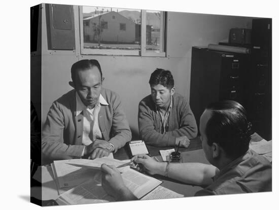 Bunkichi Hayashi, project attorney, Manzanar Relocation Center, 1943-Ansel Adams-Premier Image Canvas