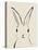 Bunny Portrait-Yvette St. Amant-Stretched Canvas