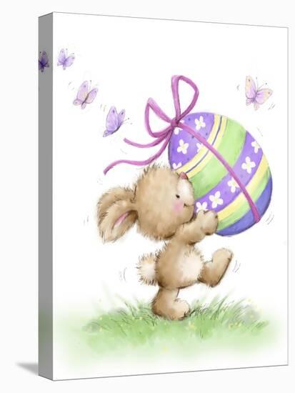 Bunny with Easter Egg-MAKIKO-Premier Image Canvas