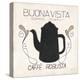 Buona Vista Coffee-Arnie Fisk-Stretched Canvas