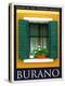 Burano Window, Italy 12-Anna Siena-Premier Image Canvas