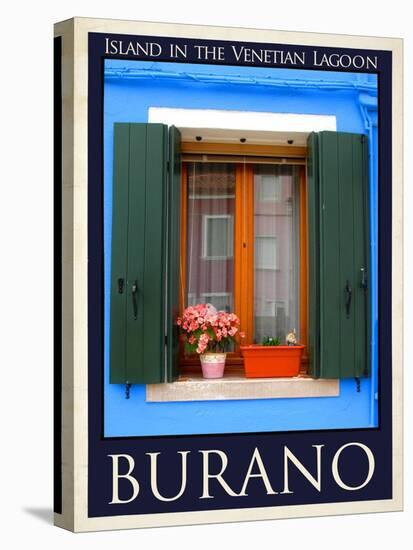 Burano Window, Italy 15-Anna Siena-Premier Image Canvas