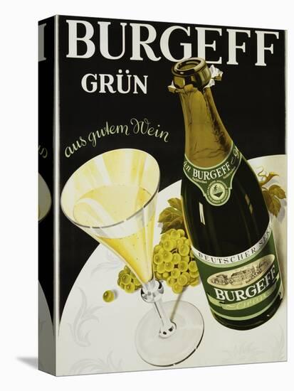 Burgeff Grun Champagne Advertisement Poster-null-Premier Image Canvas