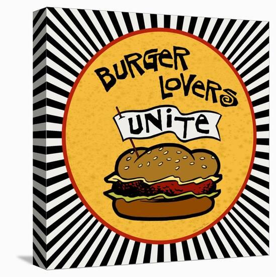 Burger Lovers Unite-Kate Ward Thacker-Premier Image Canvas