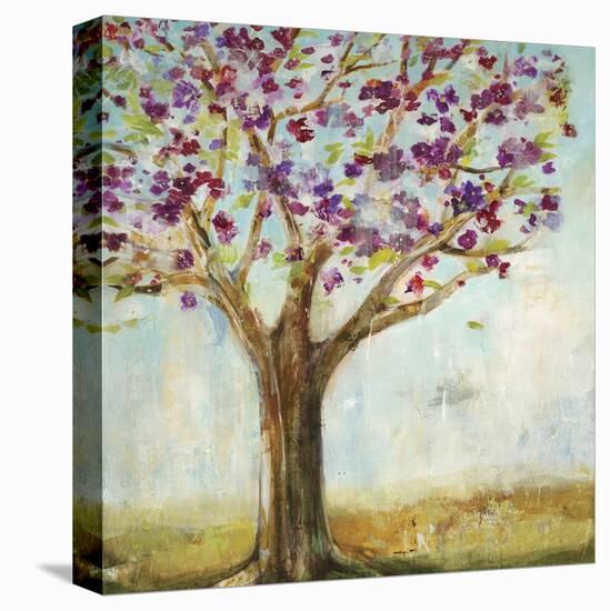 Burgundy Tree-Jill Martin-Stretched Canvas