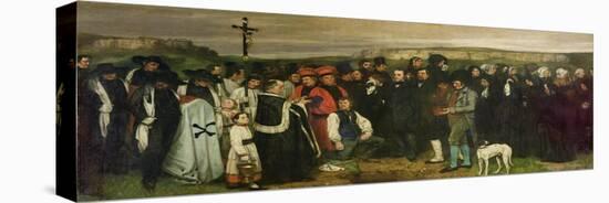 Burial at Ornans, 1849-50-Gustave Courbet-Premier Image Canvas