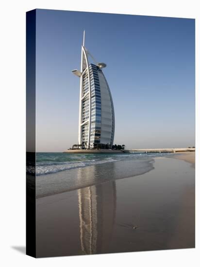 Burj Al Arab Hotel, Jumeirah Beach, Dubai, United Arab Emirates, Middle East-Amanda Hall-Premier Image Canvas