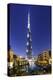 Burj Khalifa, the Highest Tower of the World, Night Photograph-Axel Schmies-Premier Image Canvas