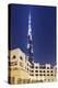 Burj Khalifa, the Highest Tower of the World, Night Photography-Axel Schmies-Premier Image Canvas