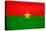 Burkina Faso Flag Design with Wood Patterning - Flags of the World Series-Philippe Hugonnard-Stretched Canvas