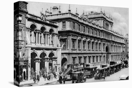 Burlington Arcade Entrance and the House of the Royal Academy, Piccadilly, 1926-1927-McLeish-Premier Image Canvas