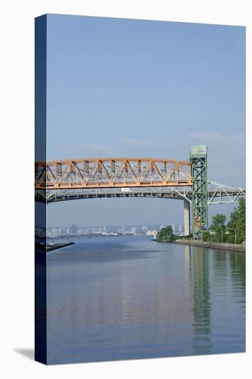 Burlington Canal at Hamilton, Lift Bridge on Lake Ontario, Toronto, Ontario, Canada-Cindy Miller Hopkins-Premier Image Canvas