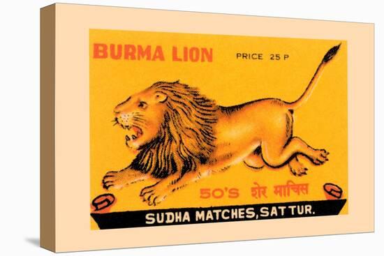 Burma Lion-null-Stretched Canvas